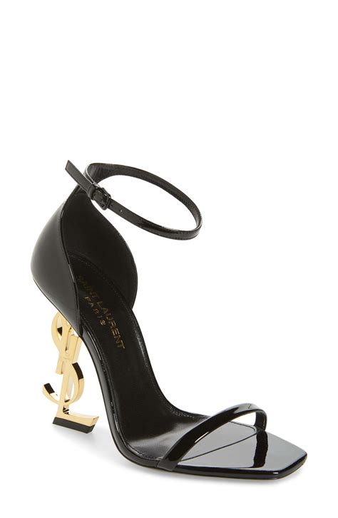 ysl heels black opyum